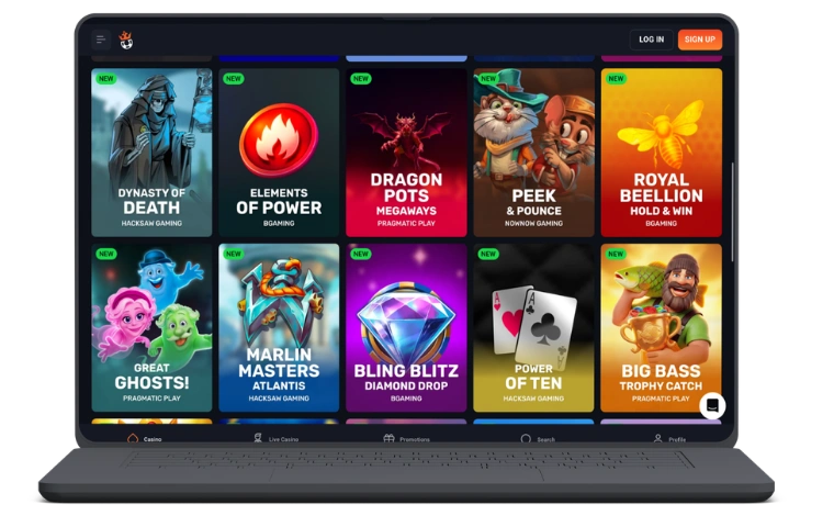 SlotLords casino application